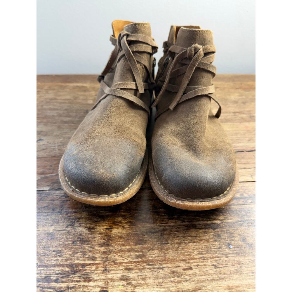 Børn Women's Tarkiln Ankle Boots in distressed brown leather size 7.5 - Picture 3 of 9